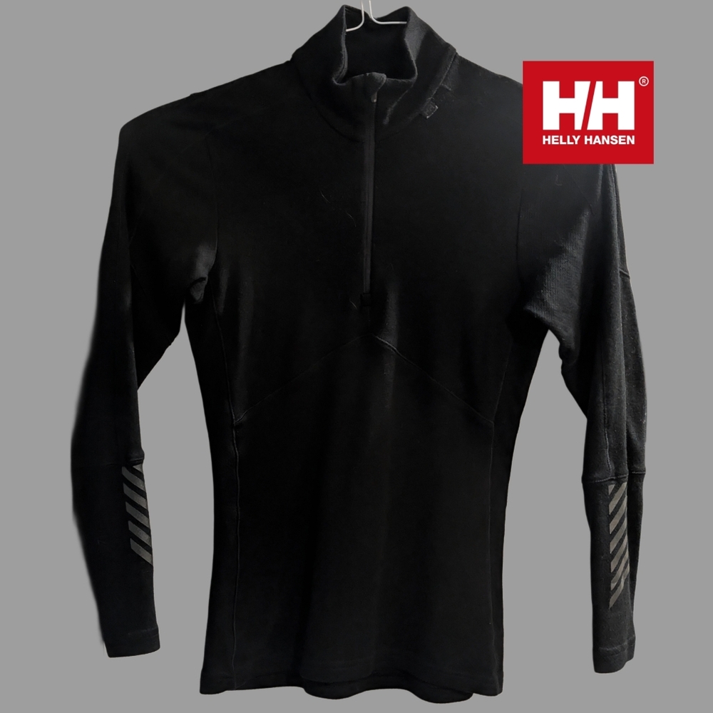 Helly Hansen Lifa Active 1/2 Zip Base Layer Top Black Size XS - Picture 5 of 11